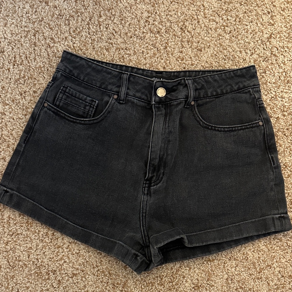 Kendall & Kylie Black Jean Shorts